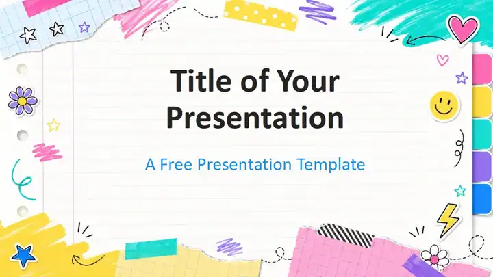 Playful School Notes Template