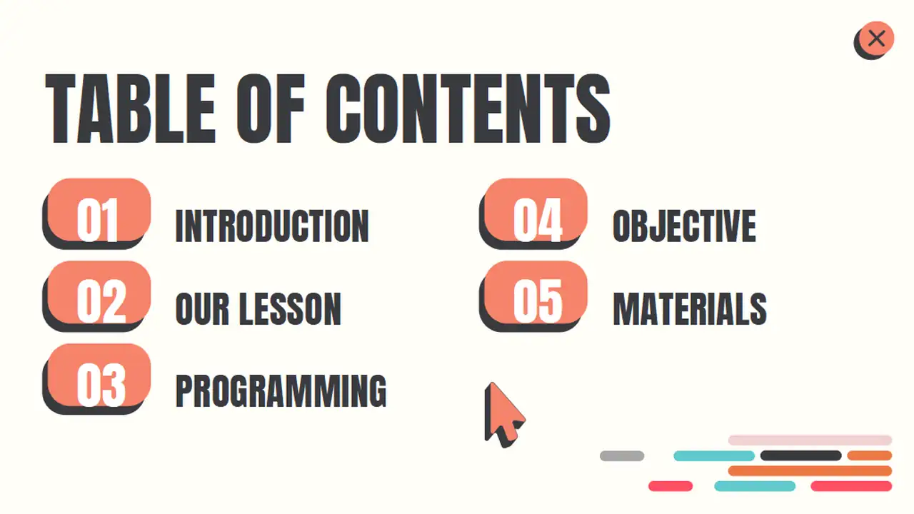 Programming Lesson Slides