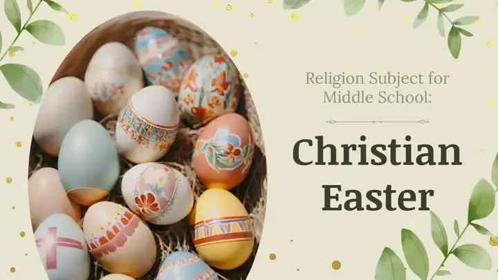 Religion Subject for Middle School Resurrection of Jesus Christ Slides