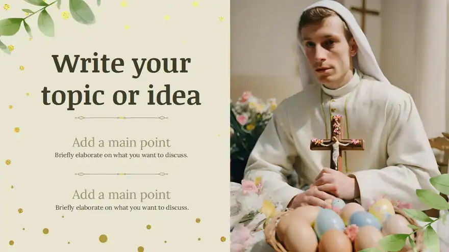 Religion Subject for Middle School Resurrection of Jesus Christ Slides