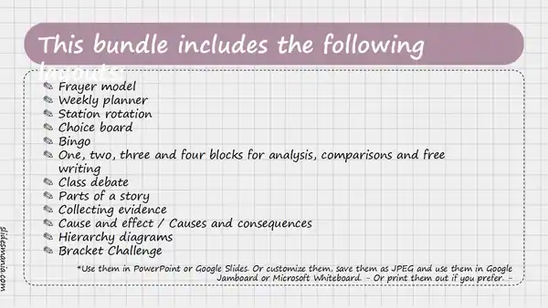 School Bundle 01. Templates for education.