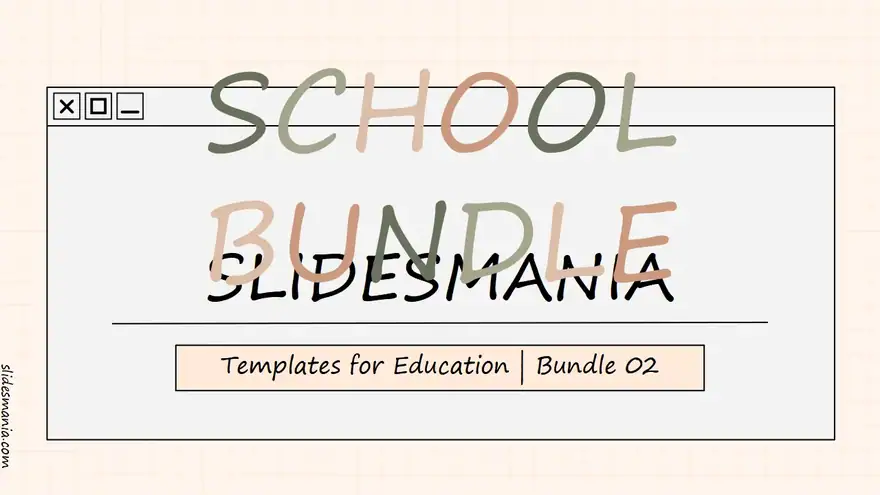 School Bundle 02. Templates for education.