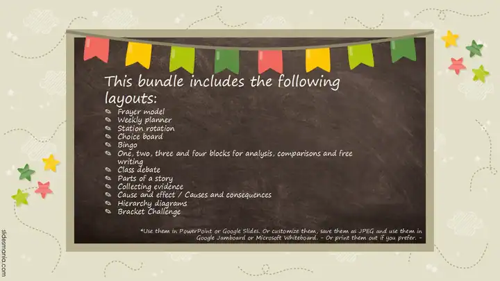 School Bundle 08. Templates for education.