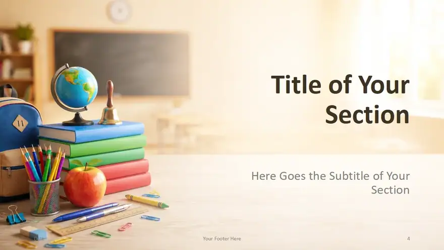 School Day Template