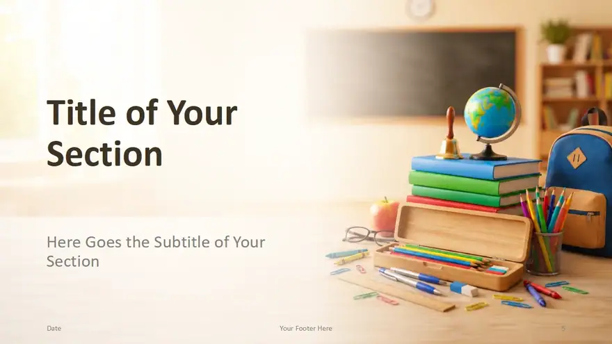 School Day Template