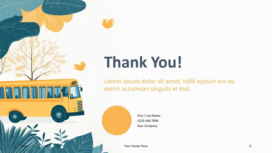 School Journey Template
