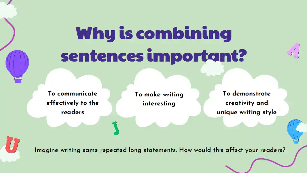 Sentence Craft and Combining Sentences Lesson for Middle School