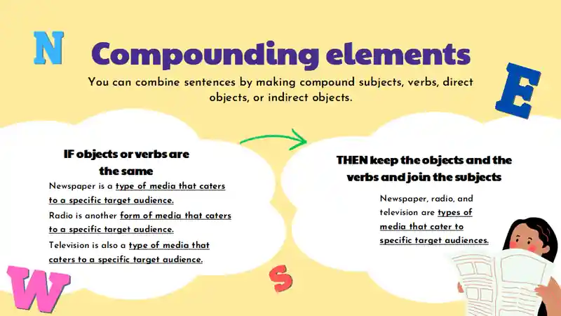 Sentence Craft and Combining Sentences Lesson for Middle School