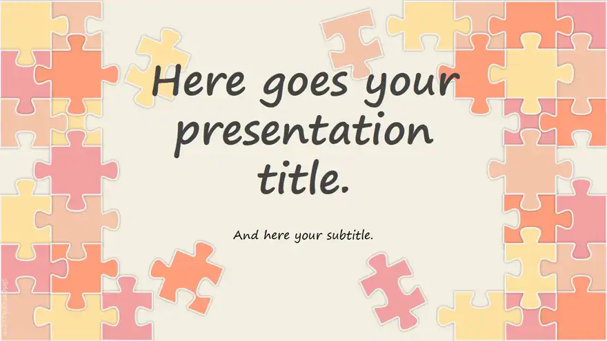 Spilsbury, puzzle slides theme. Updated Template.