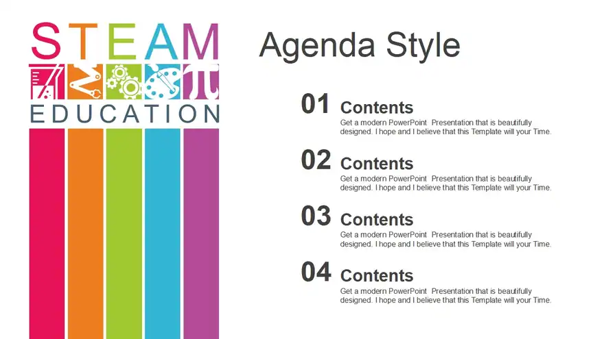 Steam Education PowerPoint Templates