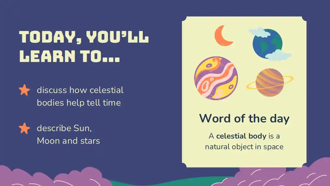 Sun, Moon, and Stars Lesson for Pre-School