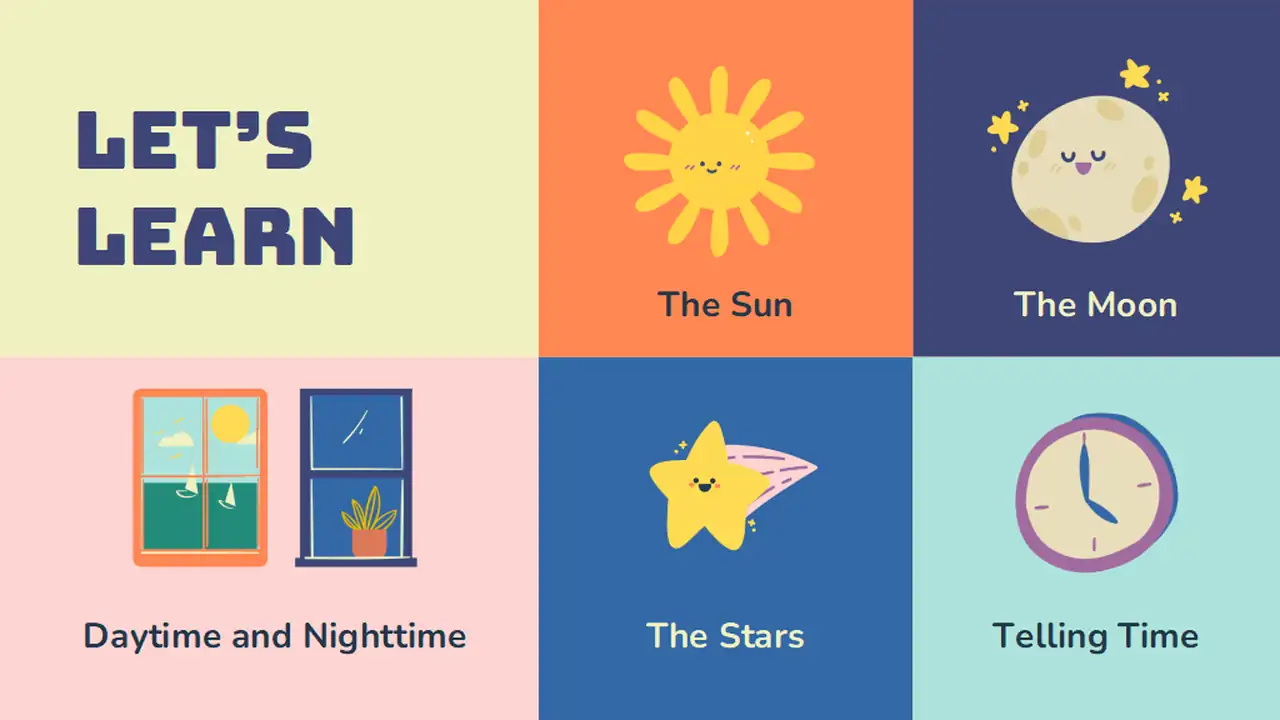Sun, Moon, and Stars Lesson for Pre-School