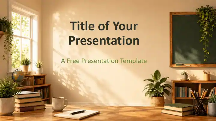 Sunlit Classroom Template