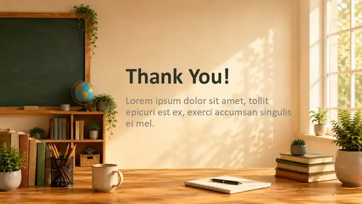 Sunlit Classroom Template