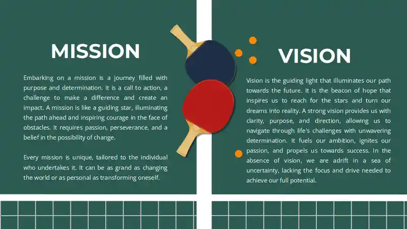 Table Tennis Course Slides