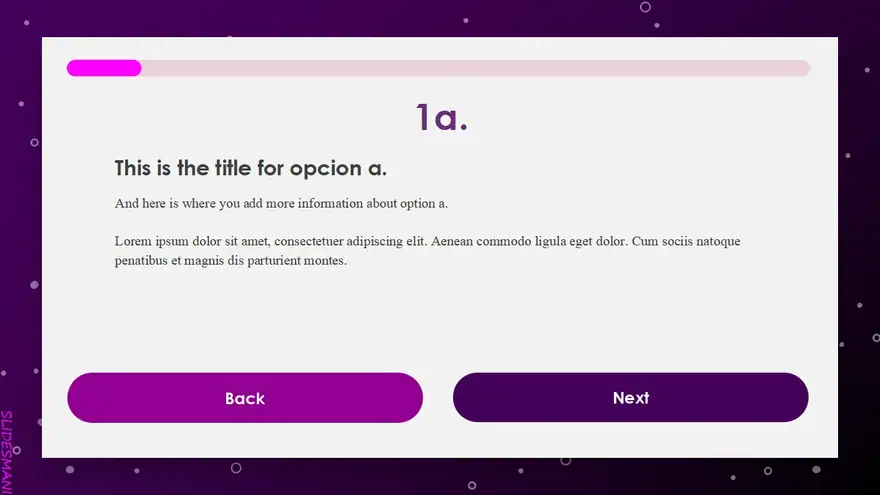 Two Truths and One Lie, interactive slides template.