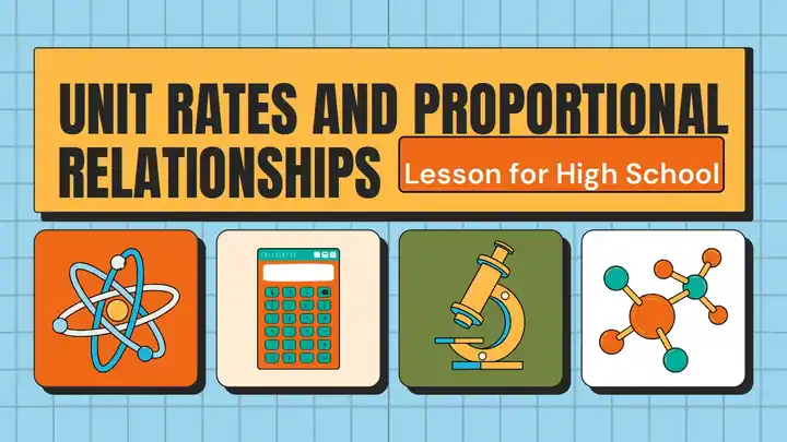 Unit Rates and Proportional Relationships Lesson for High School