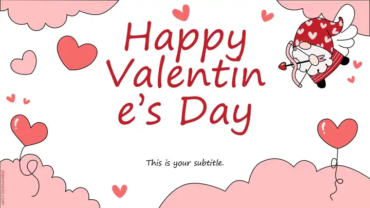 Valentine’s Day Gnomes, spread love with this cute free template.