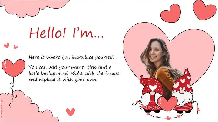 Valentine’s Day Gnomes, spread love with this cute free template.