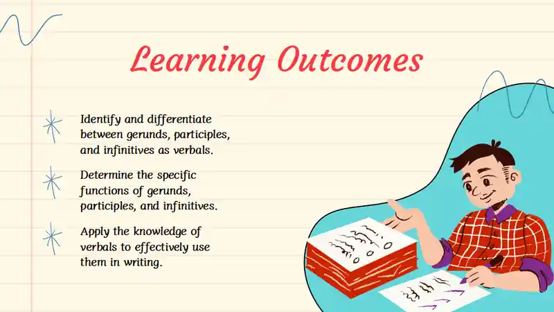 Verbals, Gerunds and Participles Lesson for Middle School