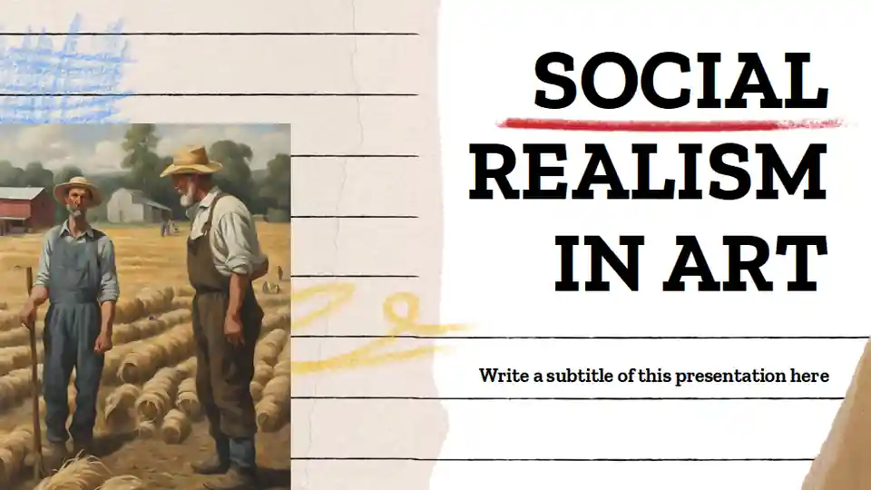 Vintage Collage Social Realism in Art Lesson