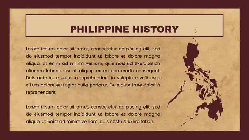 Vintage History of Philippines Lesson