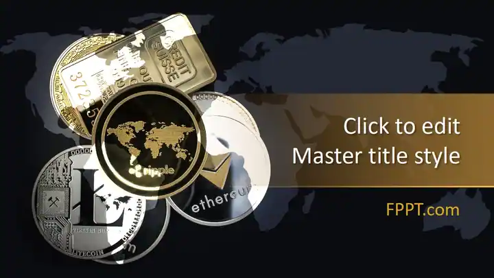 Free Digital Cryptocurrency PowerPoint Template