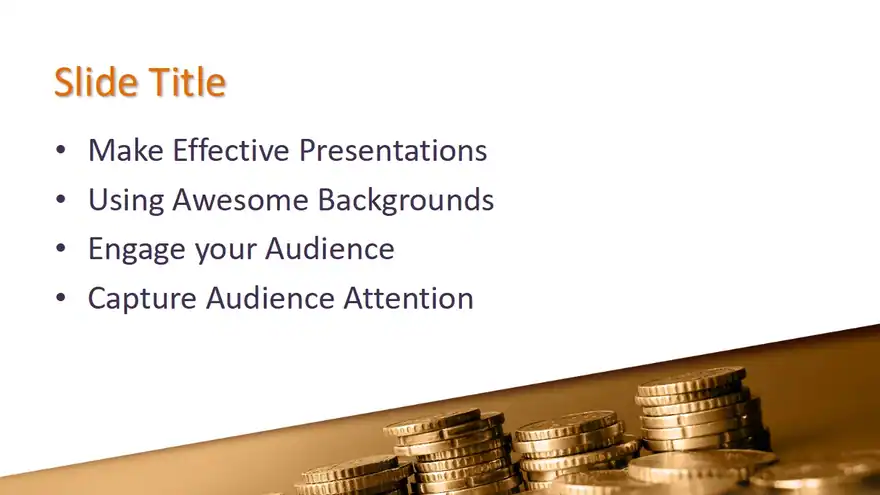Free Piggy Bank PowerPoint Template