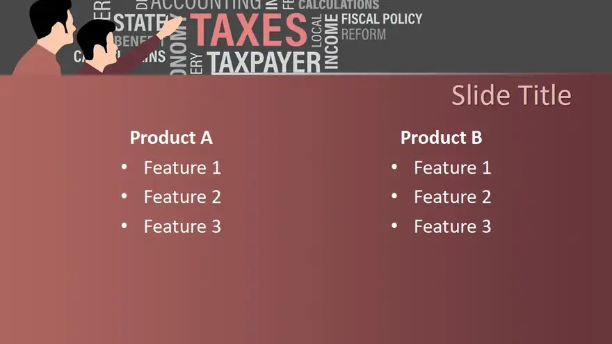 Free Taxes PowerPoint Template