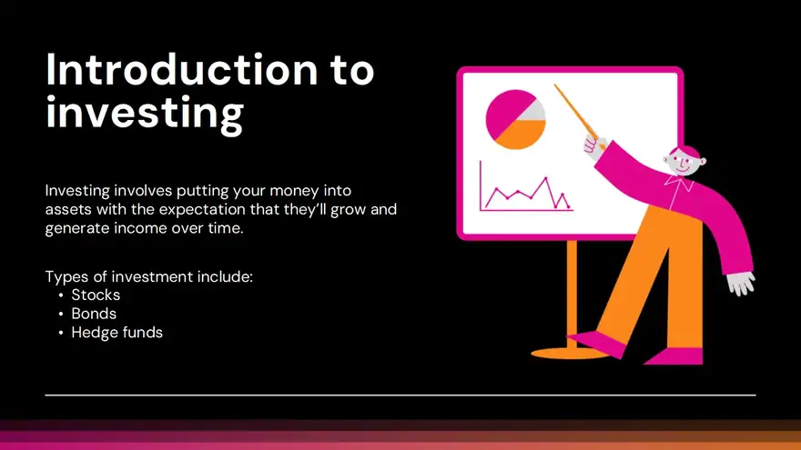 Importance Of Investment Lesson Slides