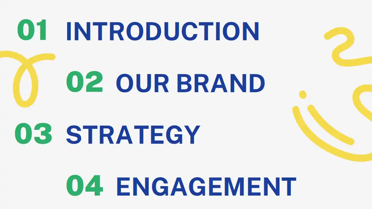Minimal Doodle Nonprofit Brand Slides