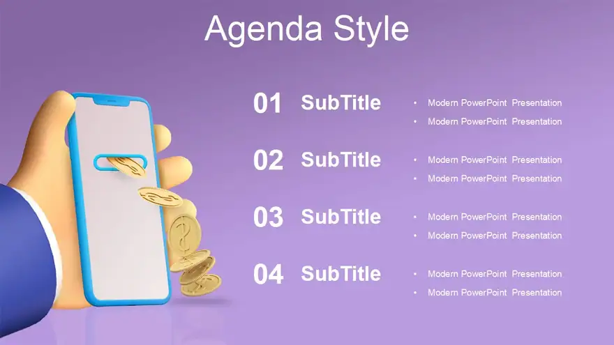 Mobile Wallet PowerPoint Templates