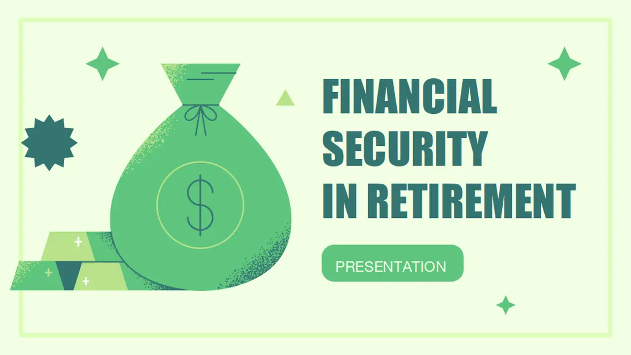 Modern Minimal Financial Security in Retirement Slides