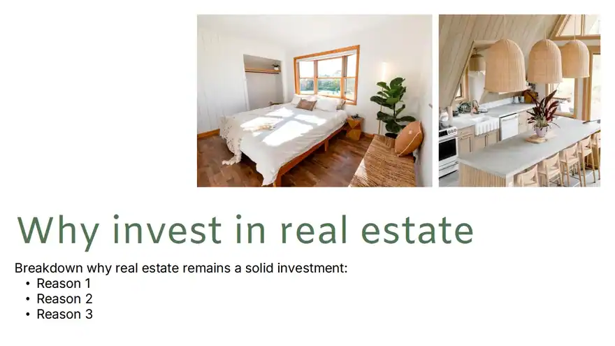 Real Estate Investment Slides