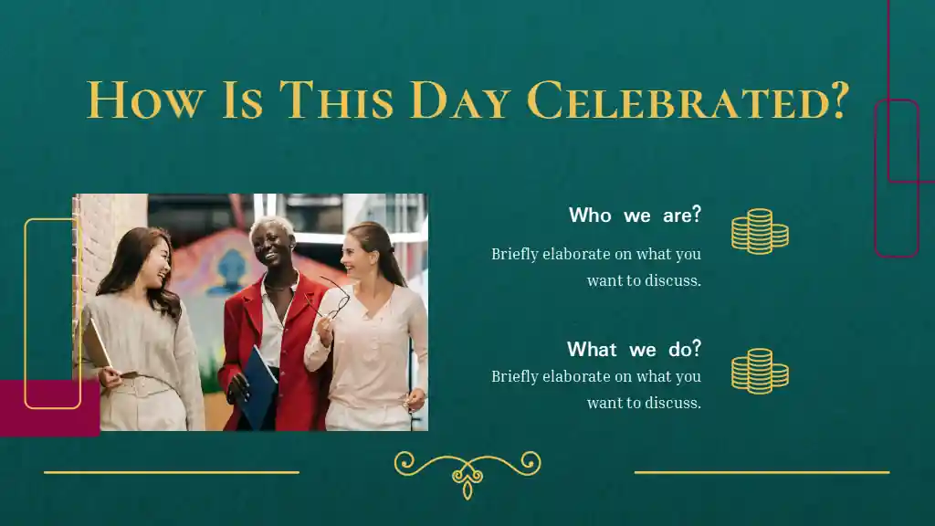 Simple International Banking Day Slides