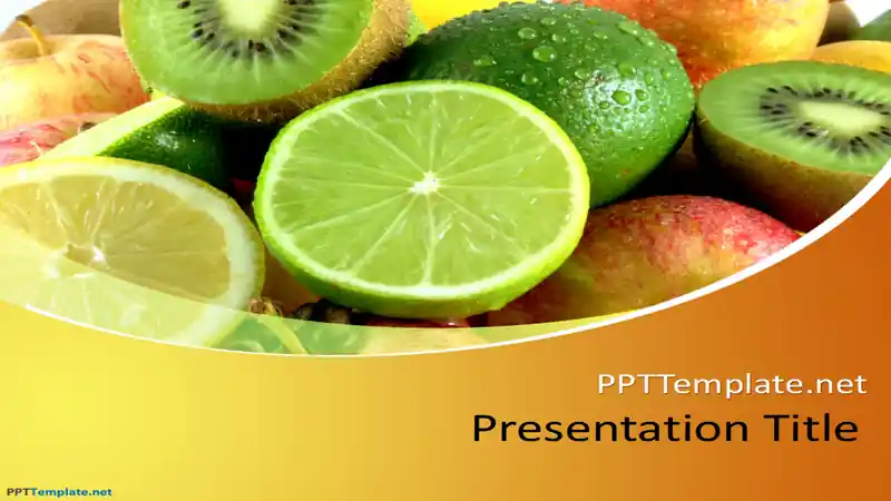 Free Fruit PPT Template