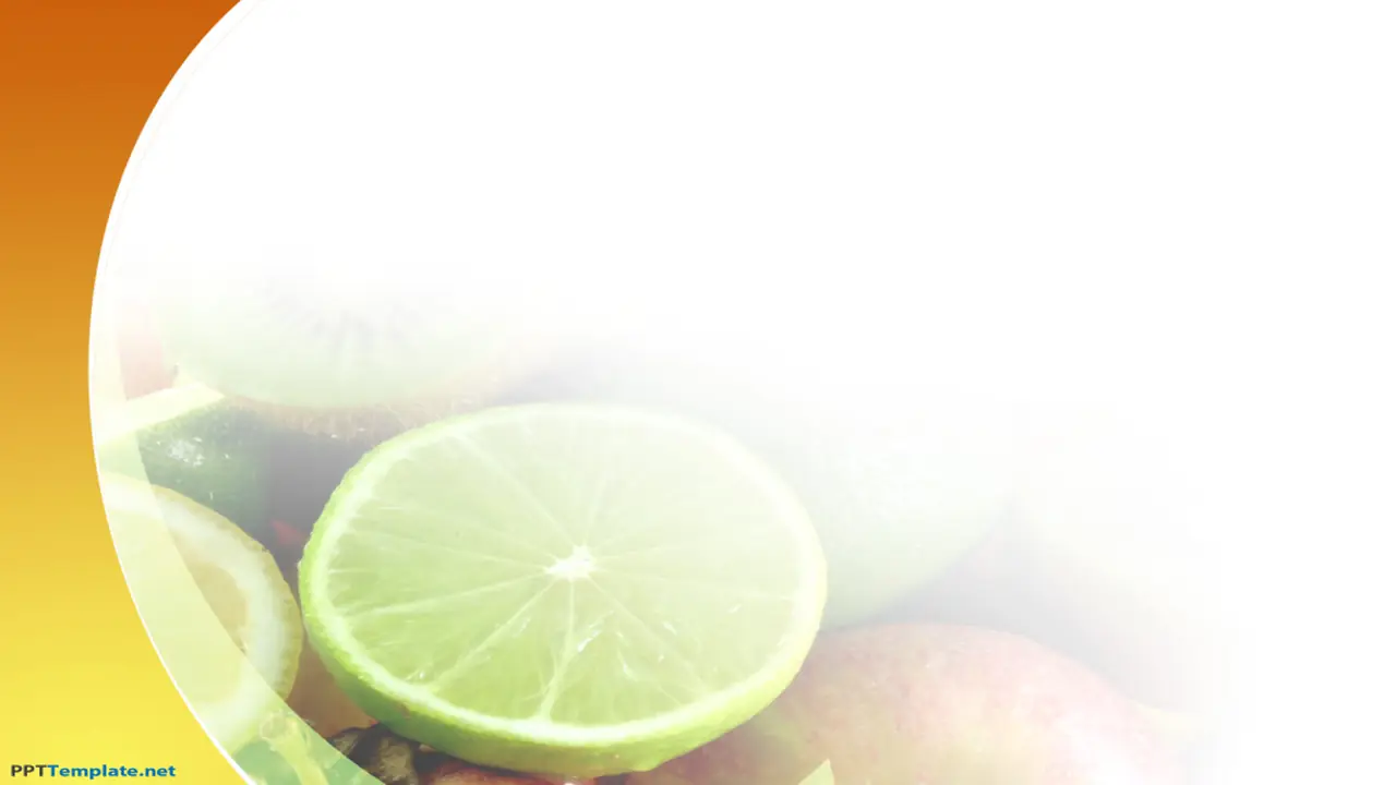 Free Fruit PPT Template