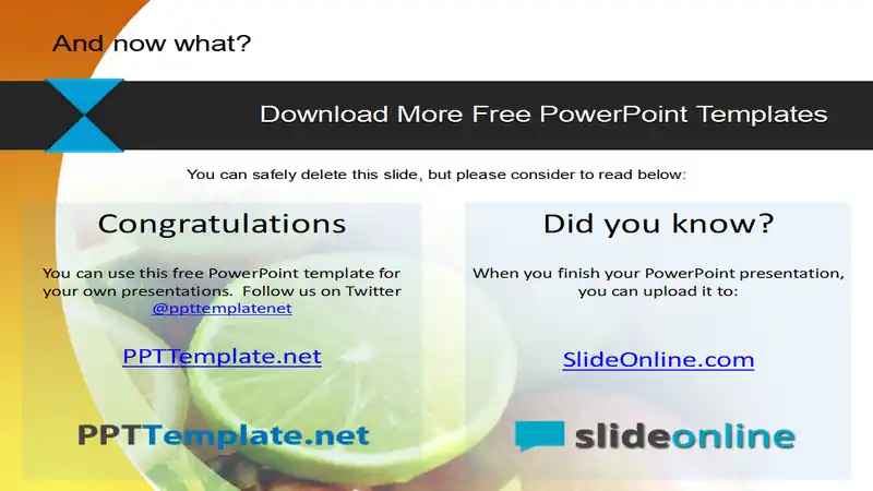 Free Fruit PPT Template