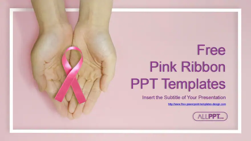 Breast Cancer Pink Ribbon PowerPoint Templates