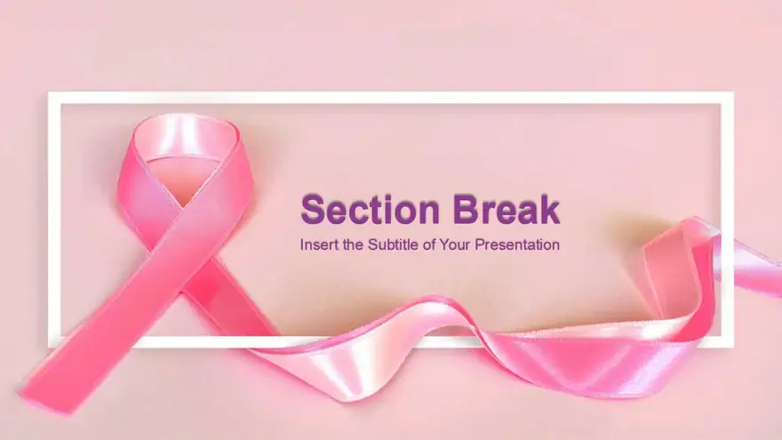 Breast Cancer Pink Ribbon PowerPoint Templates