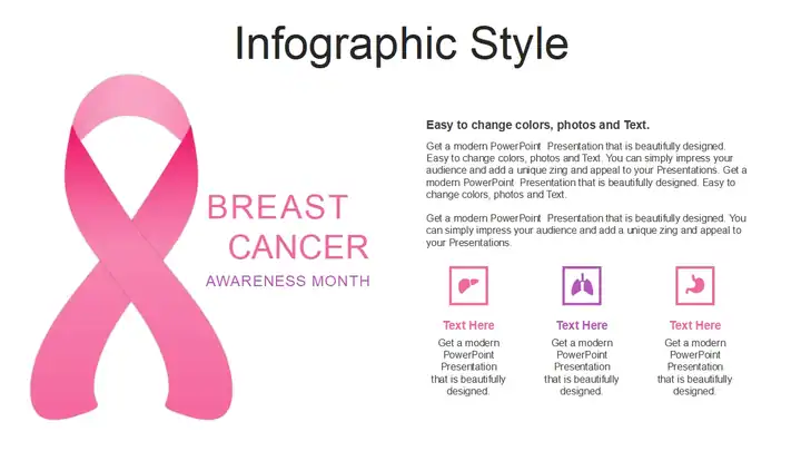 Breast Cancer Pink Ribbon PowerPoint Templates