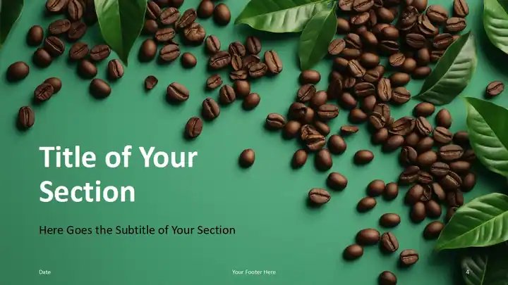 Coffee & Leaves Template