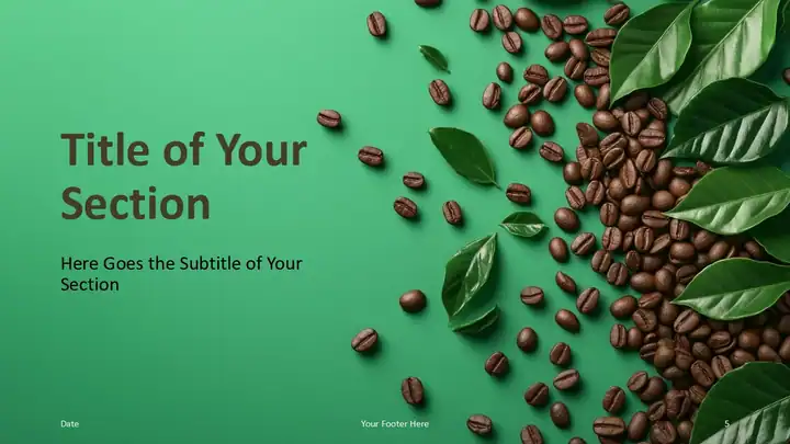 Coffee & Leaves Template