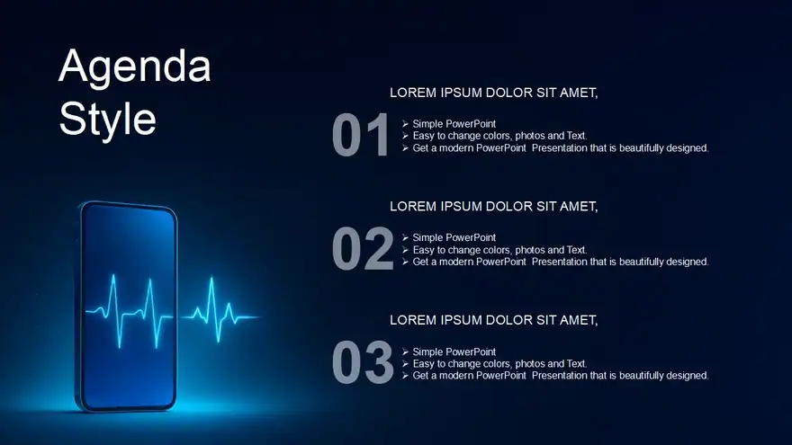Digital Healthcare PowerPoint Templates
