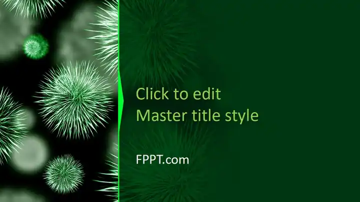 Free Bacteria PowerPoint Template
