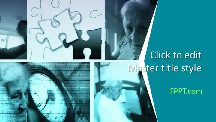 Free Elderly Care Home PowerPoint Template
