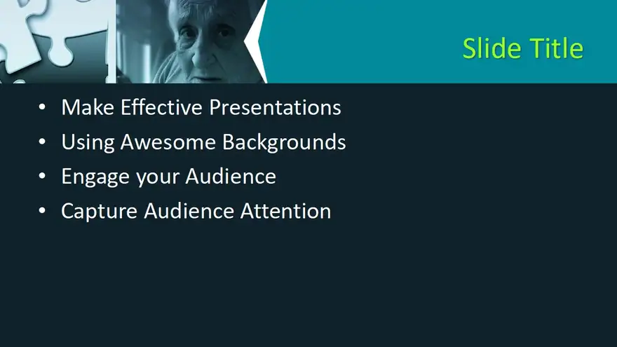 Free Elderly Care Home PowerPoint Template