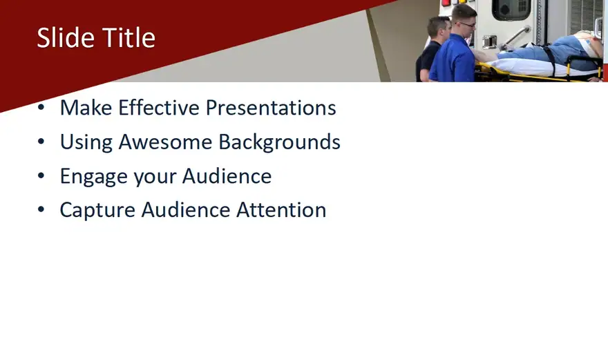 Free Emergency Medical Response PowerPoint Template