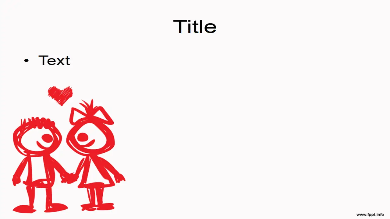 Free Friendship Love Powerpoint Template