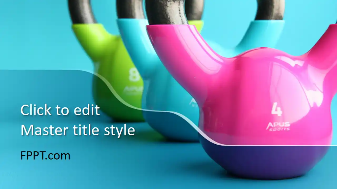 Free Kettlebells PowerPoint Template